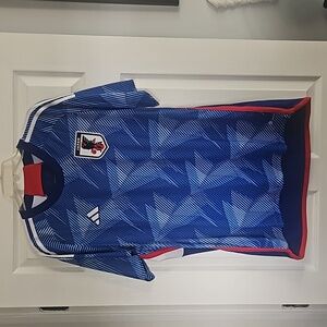 Adidas Japan 2022 Home Replica jersey, size XL, slim Fit, Japan Blue